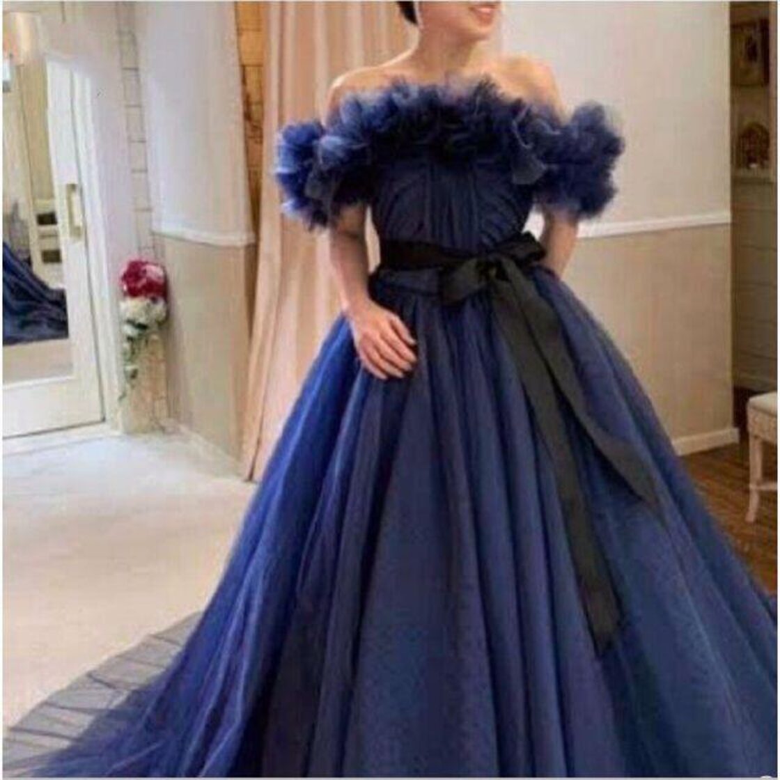 JILLSTUART JIL0142 2 WAY ネイビー カラードレス カラードレス＊オフ  