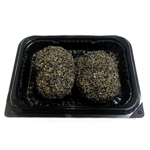 〈魚定〉おはぎ（黒ごま） 1P2個入