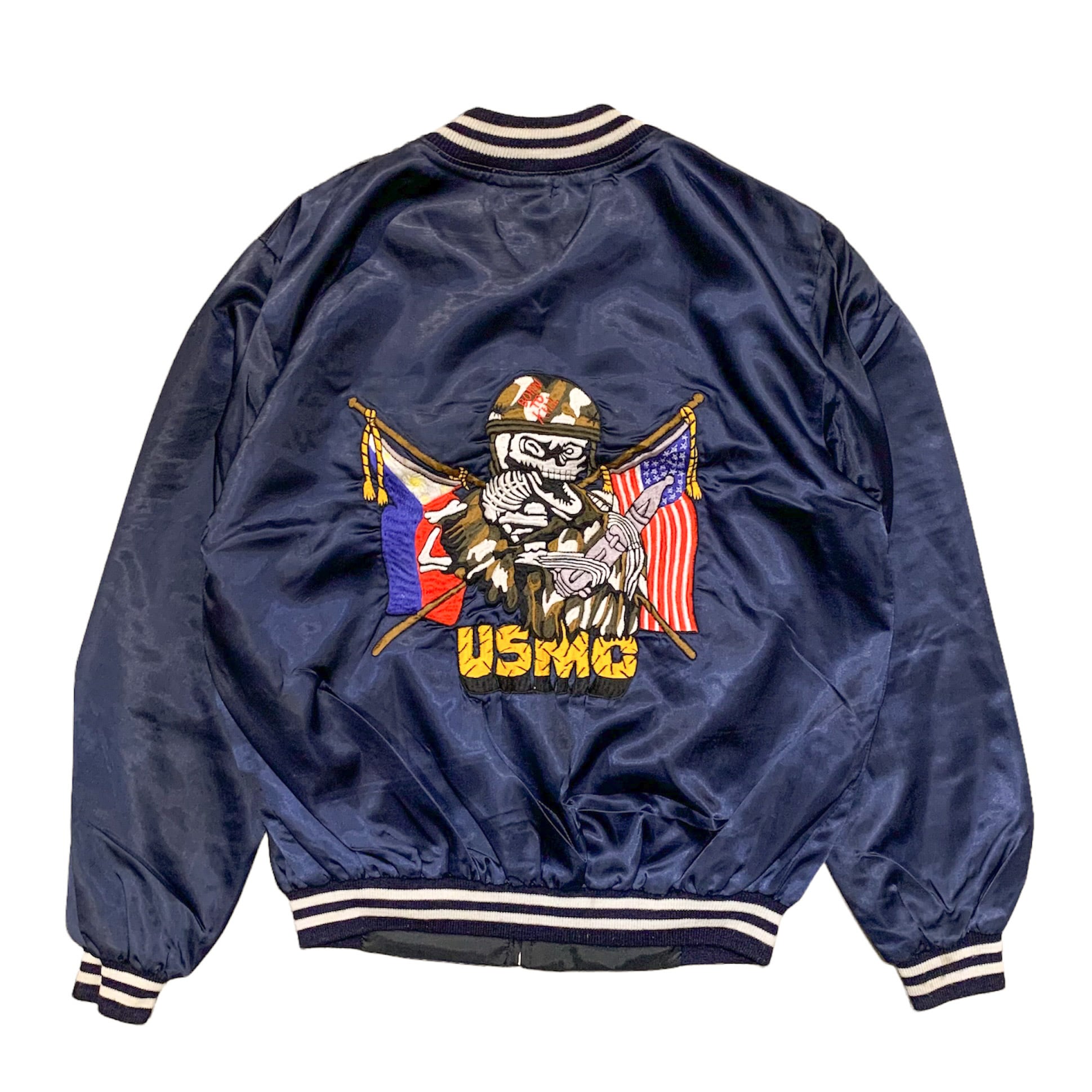 USMC Reversible Souvenir Jacket / スーベニアジャケット アメリカ軍 海兵隊 古着 ヴィンテージ | WhiteHeadEagle USMC Reversible Souvenir Jacket / スーベニアジャケット アメリカ軍 海兵隊 古着 ヴィンテージ | WhiteHeadEagle
