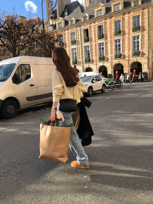 (OUNCE) rozy brush knit / 3color