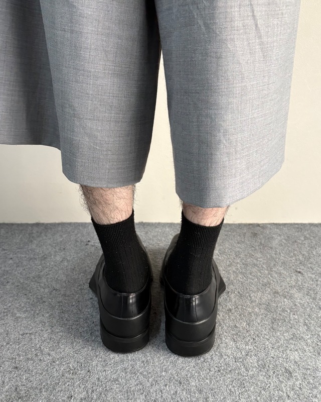 【2022/AW PRADA】brushed leather derby shoes