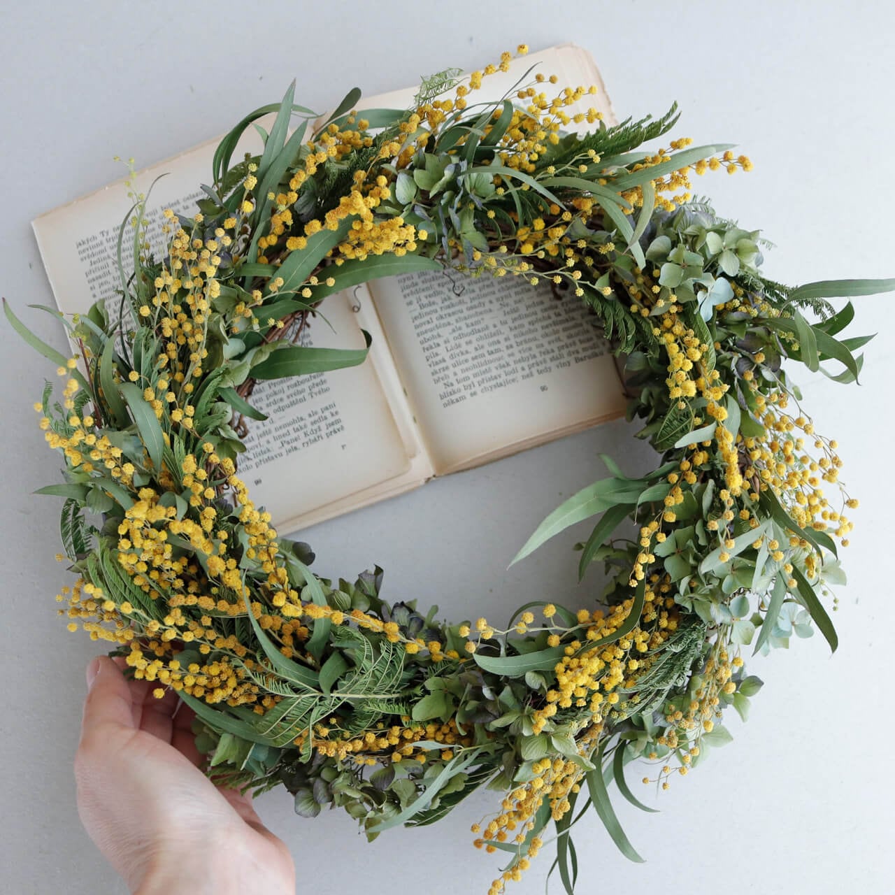 リース | 富良野 花七曜 | ドライフラワー リース スワッグ 焼菓子