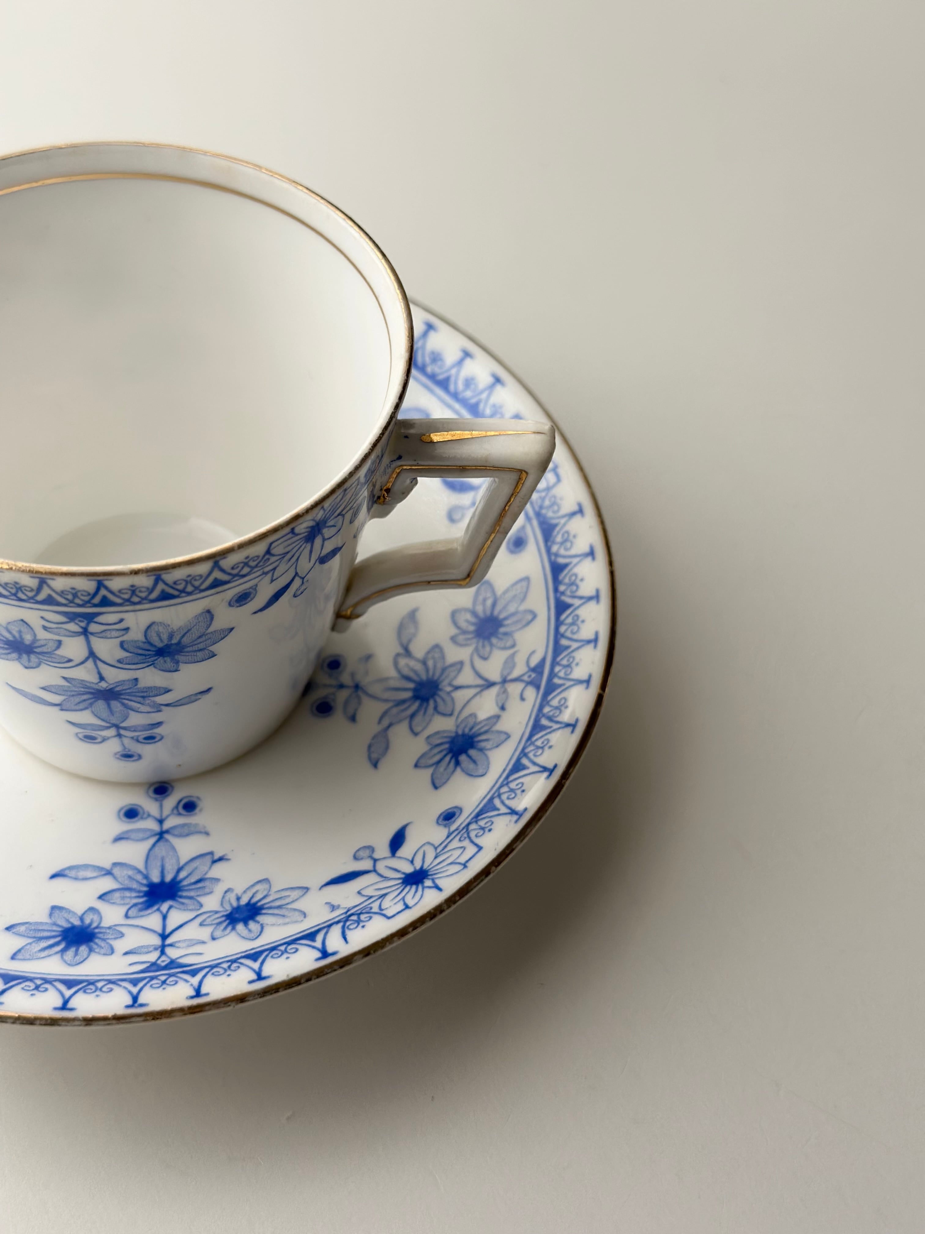 Wileman ワイルマン / ブルー小花のcup&saucer (b) | VIRON antique