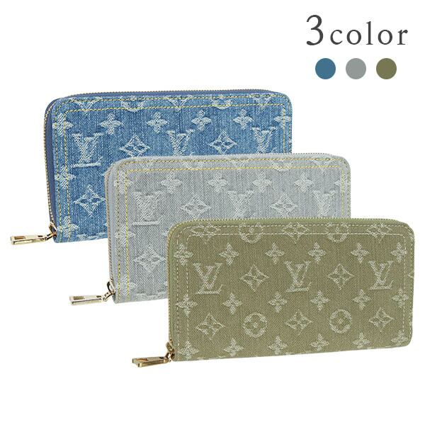 New LOUIS VUITTON ルイヴィトン ジッピーウォレット モノグラムデニム 3色 ラウンドファスナー長財布 ロングウォレット 長札 サイフ 新品