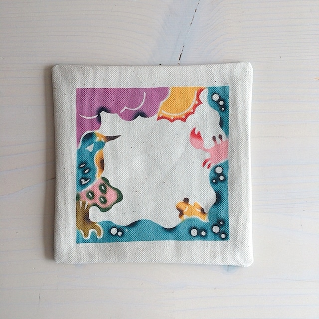 紅型コースター マングローブの朝