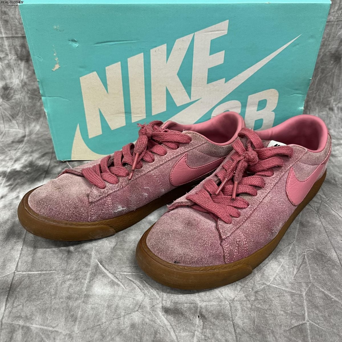 Supreme×NIKE SB BLAZER LOW ブレザー ピンク