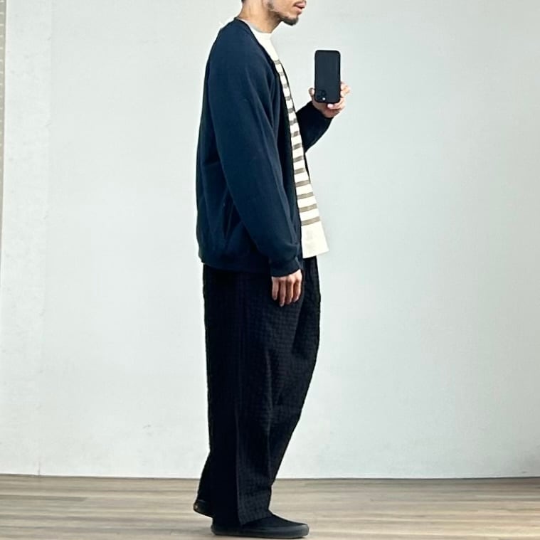 KELEN】REVERSIBLE 2TUCK WIDE EASY TROUSER”NEITH” | comoda.com