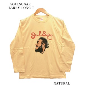 SOULSUGAR LARRY LONG T-SHIRTS : NATURAL / ソウルシュガー・ラリー・ロングT-シャツ：ナチュラル