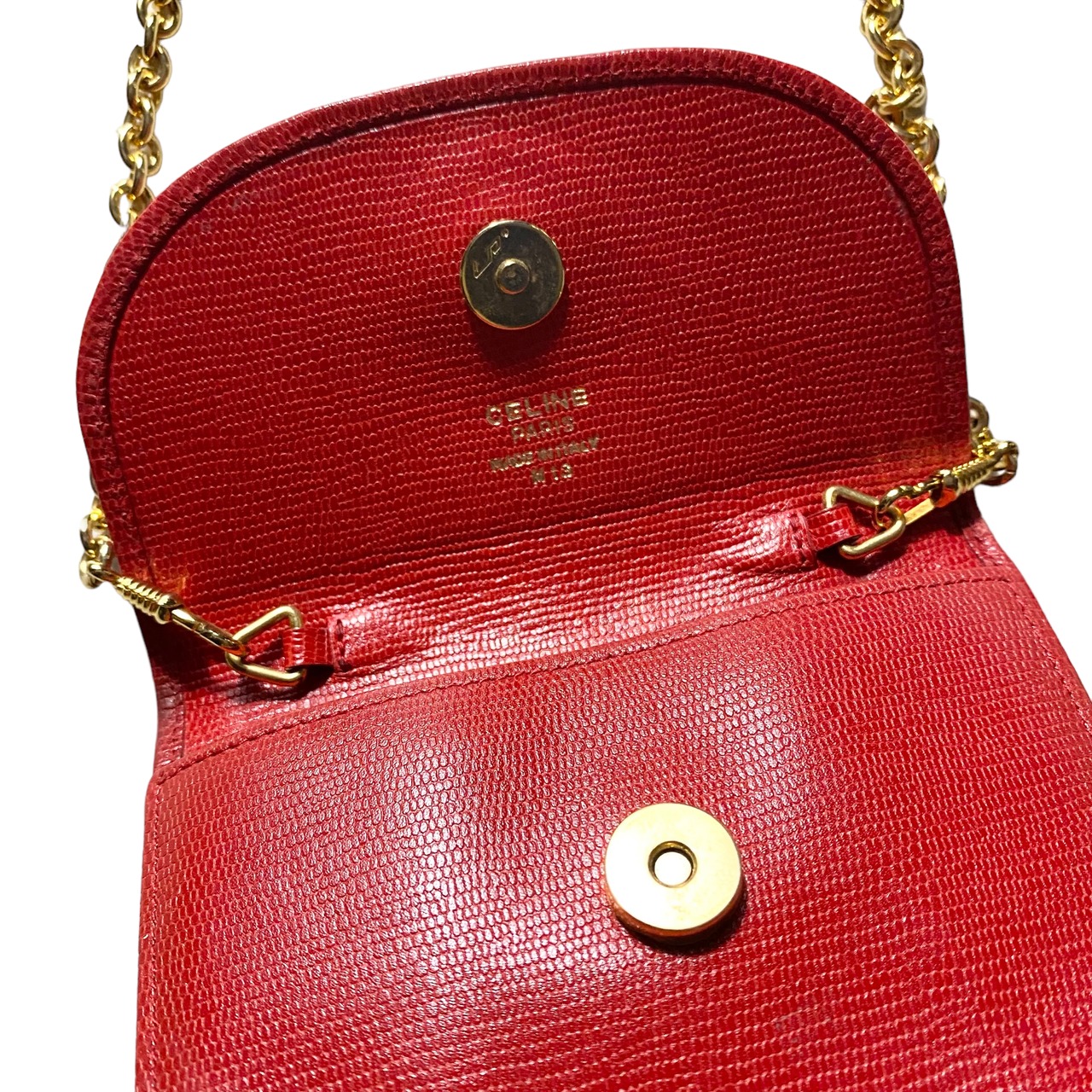 vintage CELINE mini chain bag “Circle-Logo”