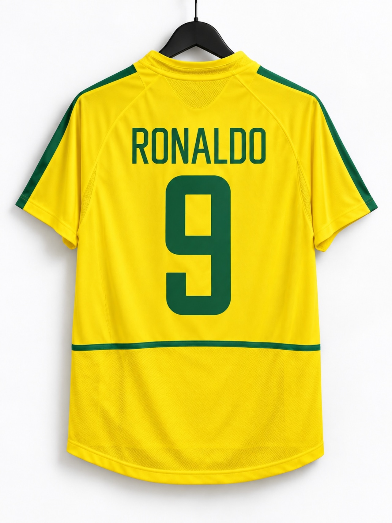 【お取り寄せ】ブラジル代表 ロナウド 2002 ホーム レトロ サッカーユニフォーム（レトロバージョン）
