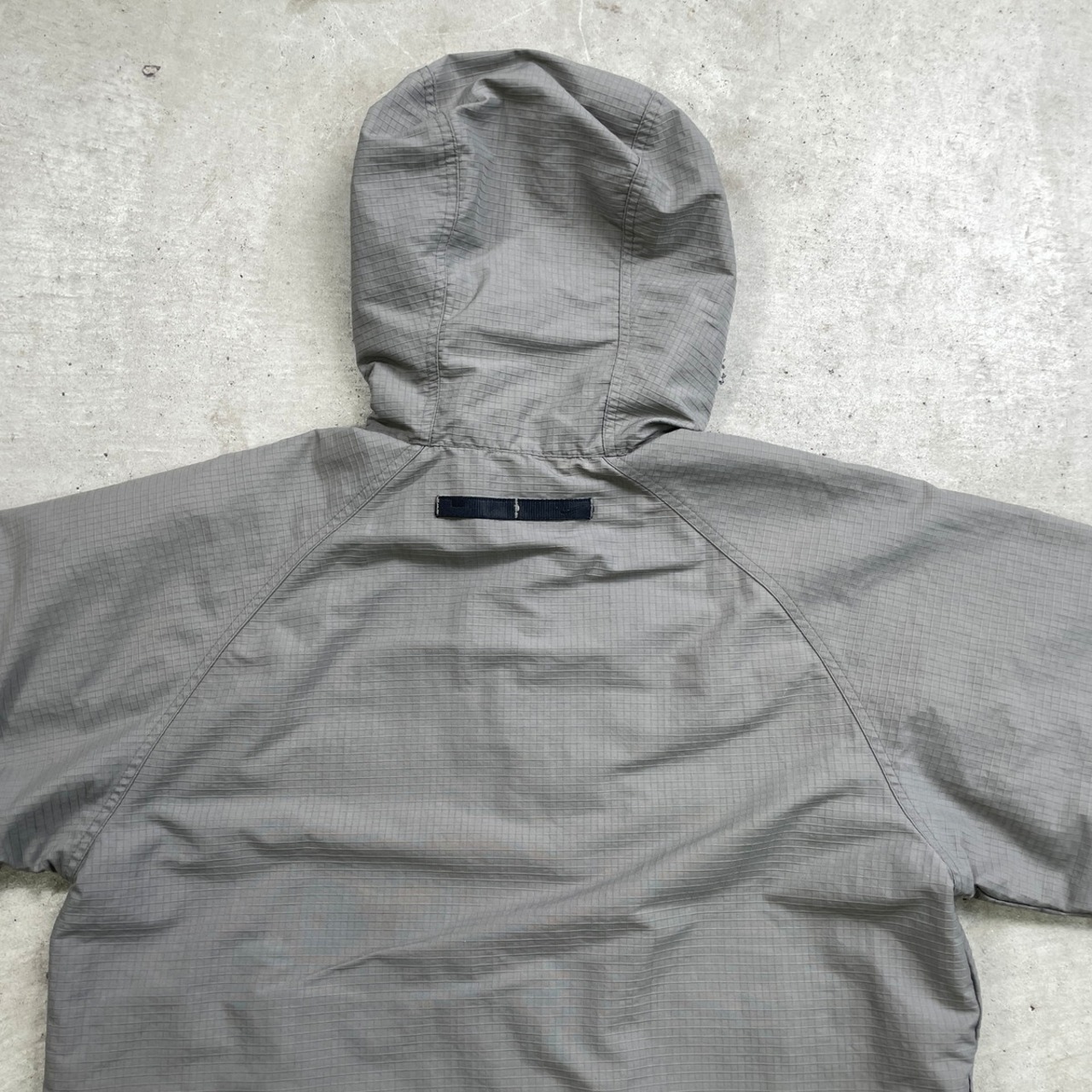 00年代 NIKE ナイキ リップストップ アノラックパーカー メンズL相当 