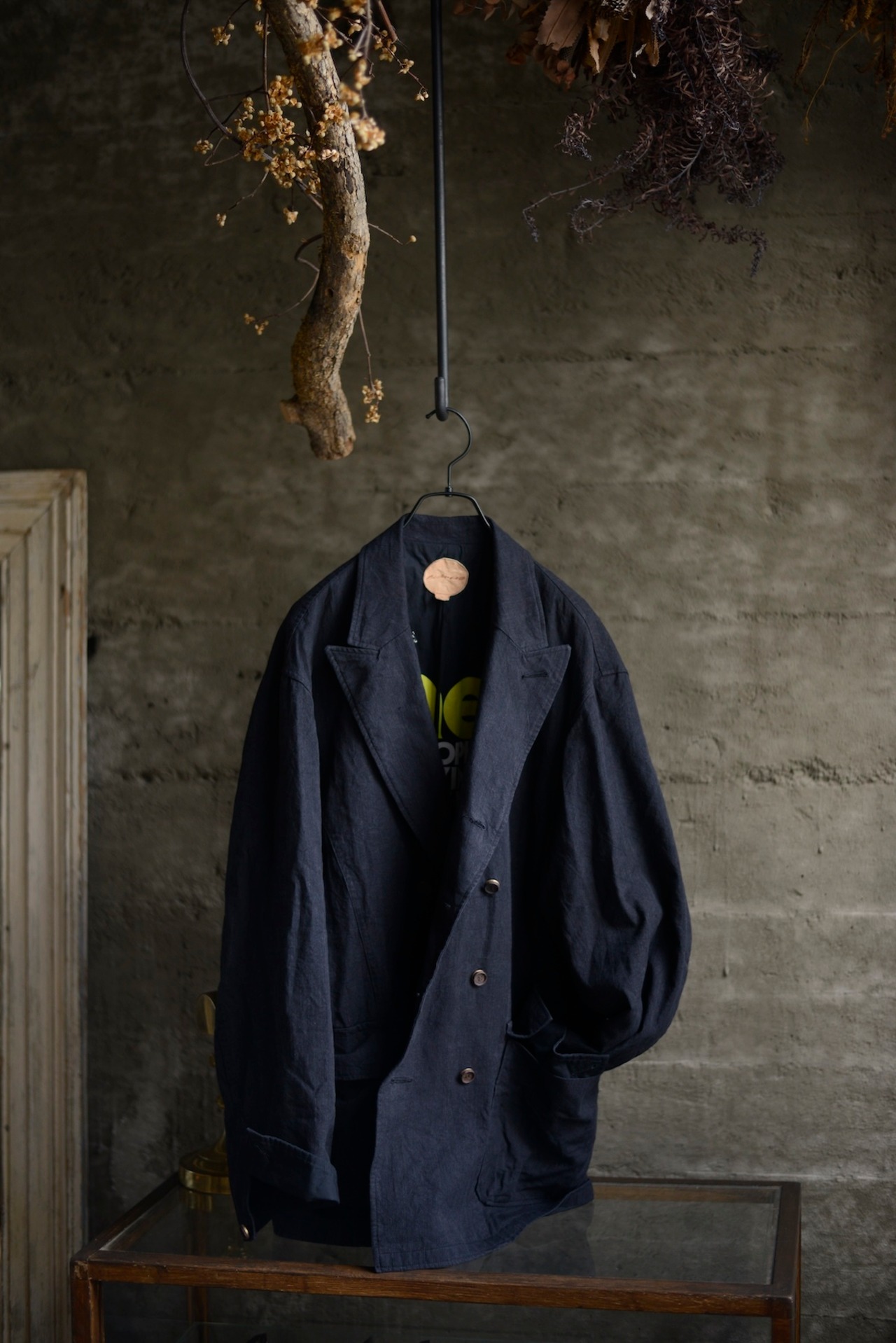 blackbird / double breasted director’s jacket (black)