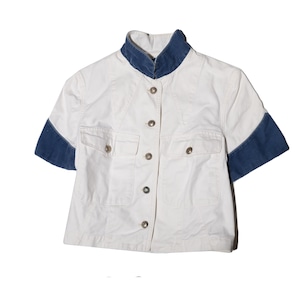 ralph lauren   half sleeve   marine  denim jacket