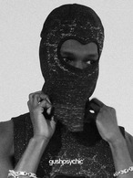 gushpsychic Heart Pattern Face Cover Balaclava Beanie