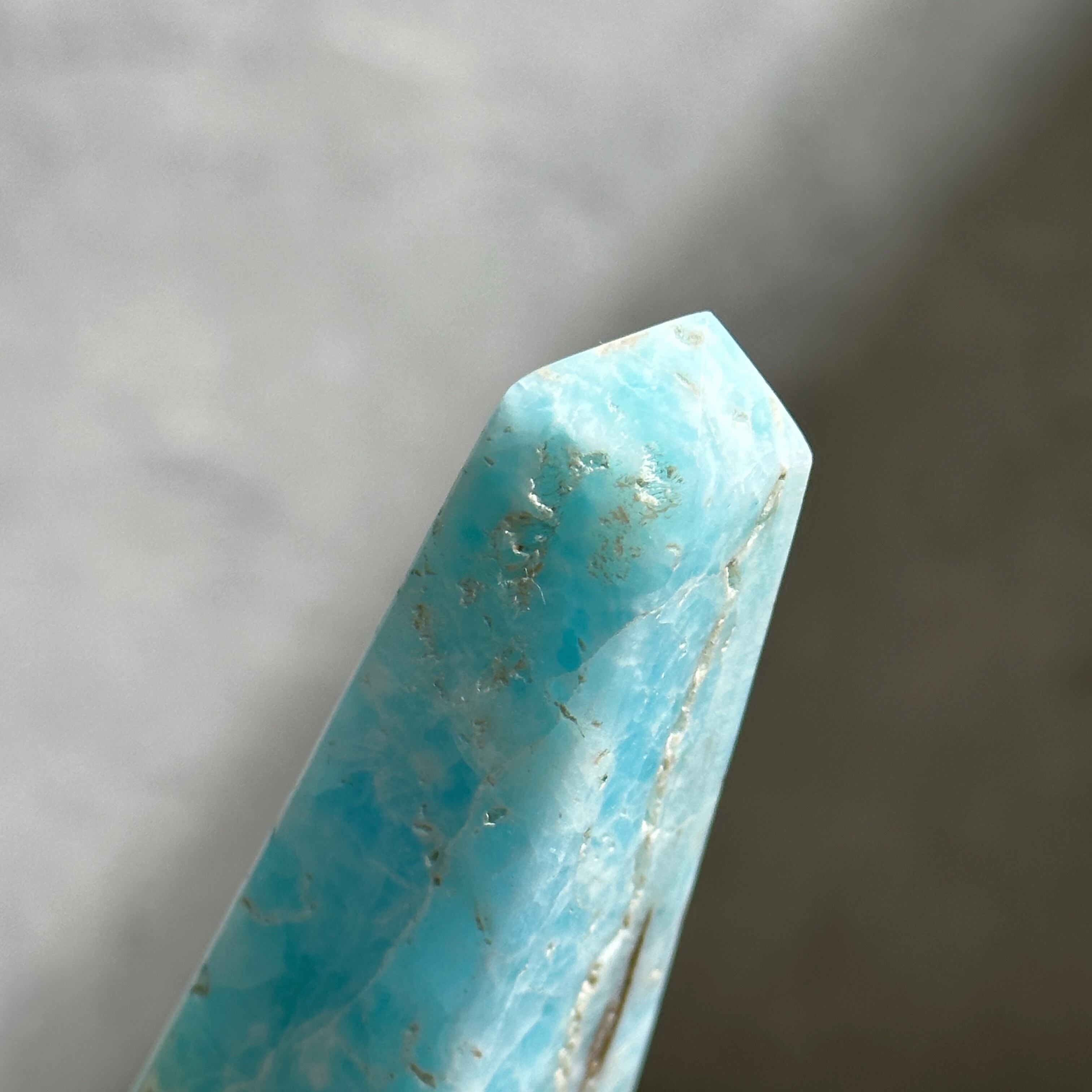 高品質】ブルーアラゴナイト タワー22◇Blue Aragonite◇天然石・鉱物
