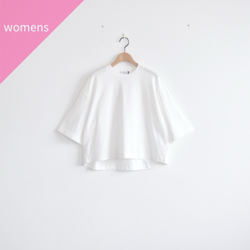 MANON | BACK YORK TEE　バックヨーク 5分袖 Tシャツ