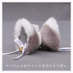 予約 コスプレ小物 猫耳 鈴リボン付きタイプ ねこ耳 ネコ耳 ケモ耳 けも耳 獣耳 ねこみみ ネコミミ けもの 動物 どうぶつ アニマル パーティー 仮装 コスプレ小道具 ふわふわ フワフワ キャラクター 変身 k13001