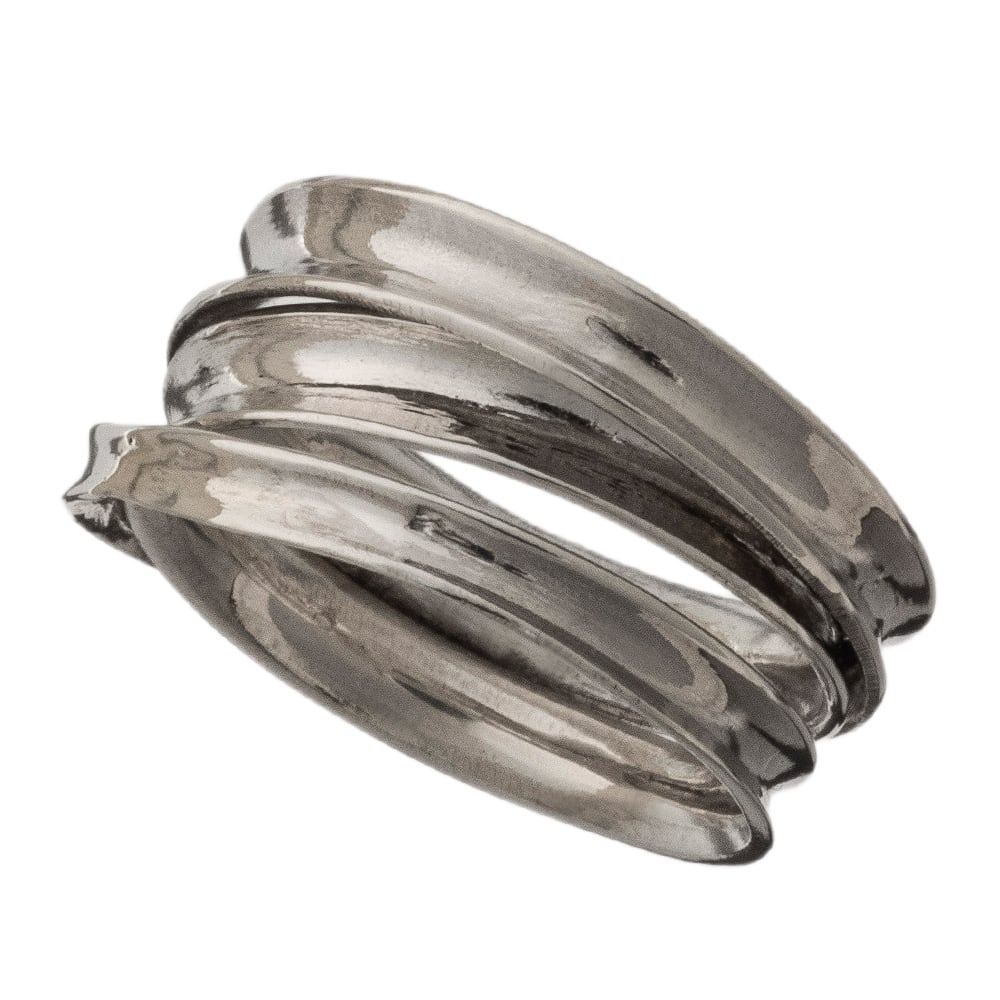 特別価格】逆甲丸トリプルリング AKR0051 Reverse Komaru triple ring