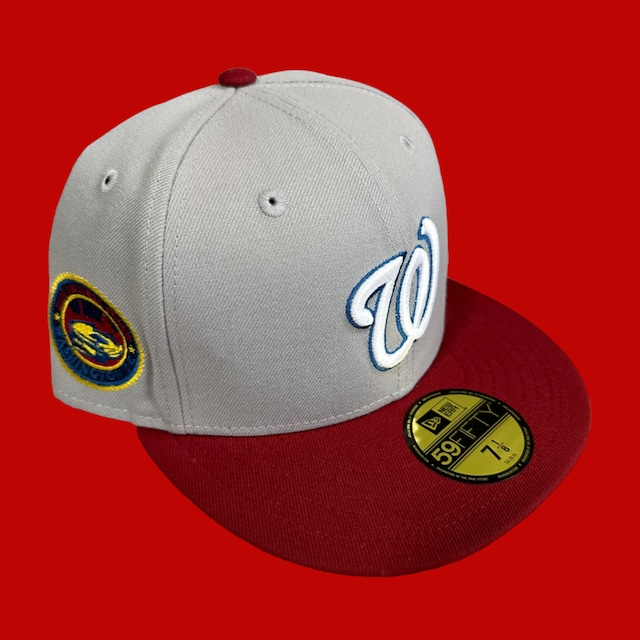 Washington Nationals 2008 Inauguration New Era 59Fifty Fitted / Gray,Brick (Gray Brin)