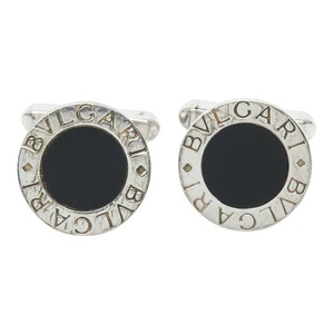 ブルガリ ブルガリブルガリ カフス カフリンクス SV925 シルバー オニキス レディース BVLGARI 【中古】