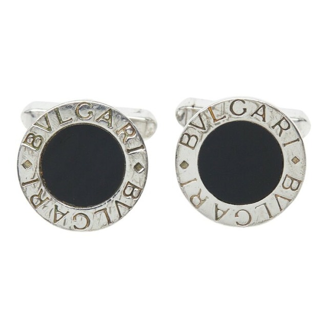 ブルガリ ブルガリブルガリ カフス カフリンクス SV925 シルバー オニキス レディース BVLGARI 【中古】
