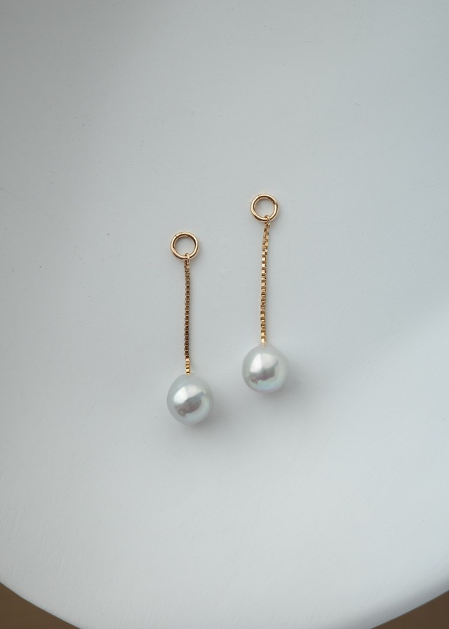 Charm -Peak Drop Long- Gray