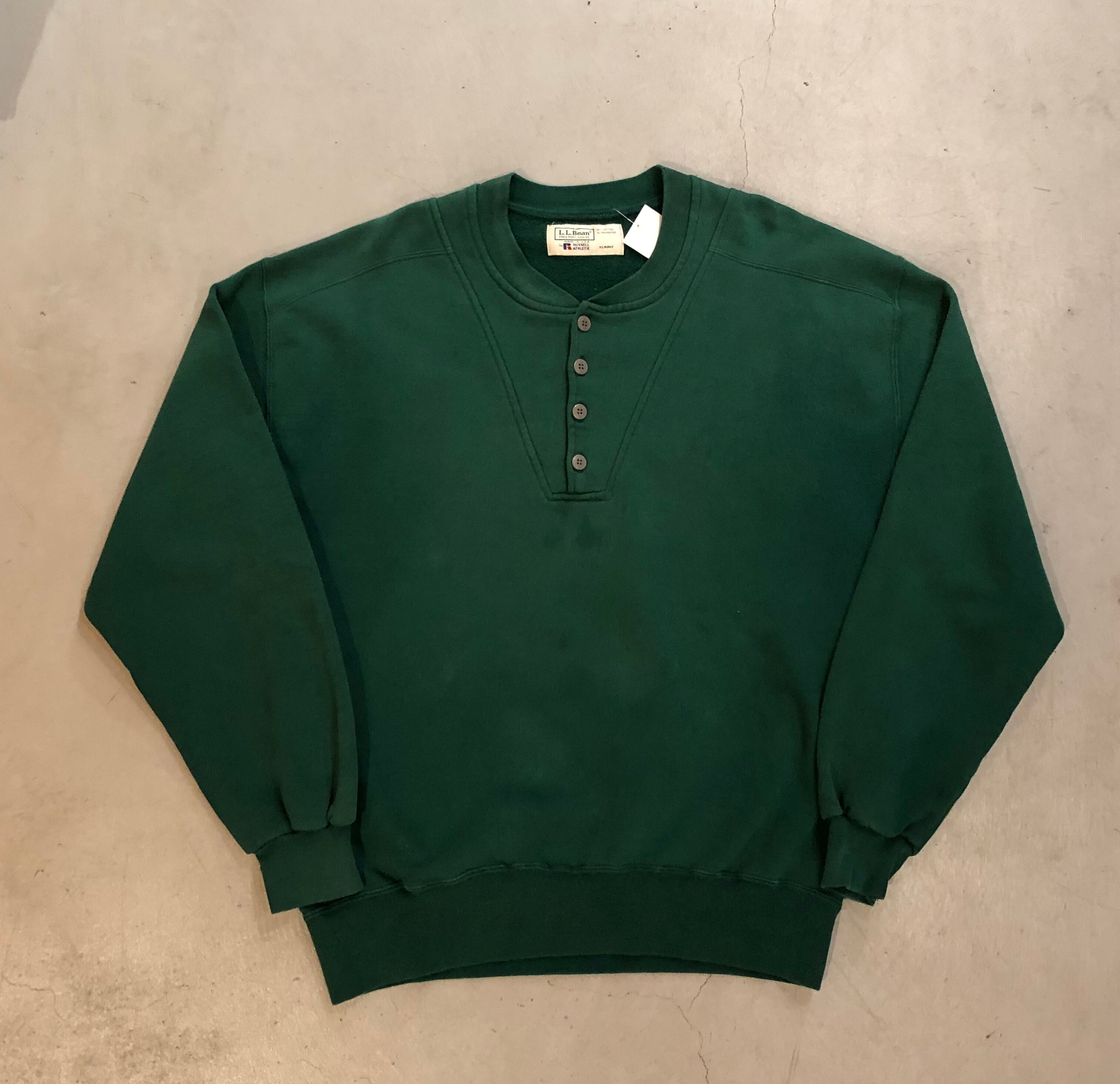 90s L.L.BEAN×RUSSELL ATHLETIC henryneck sweat【高円寺店】 | What
