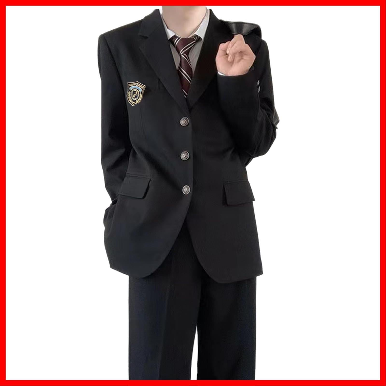 AOTYP] 学生服 メンズ コスプレ 5点セット 男子 スクールブレザー