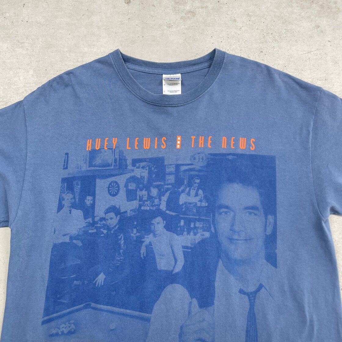 HUEY LEWIS AND THE NEWS ヒューイ・ルイス&ザ・ニュース バンドT 