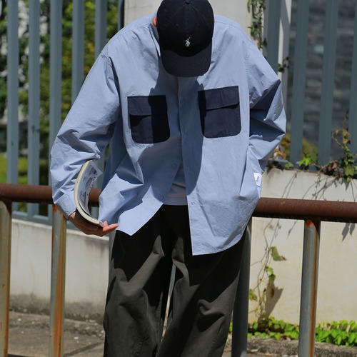 Simple Wild Blue Shirt（シンプル ワイルドブルー シャツ）