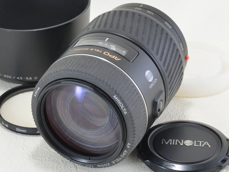 MINOLTA (ミノルタ) AF APOTELE ZOOM 100-300mm F4.5-5.6 D SONY α