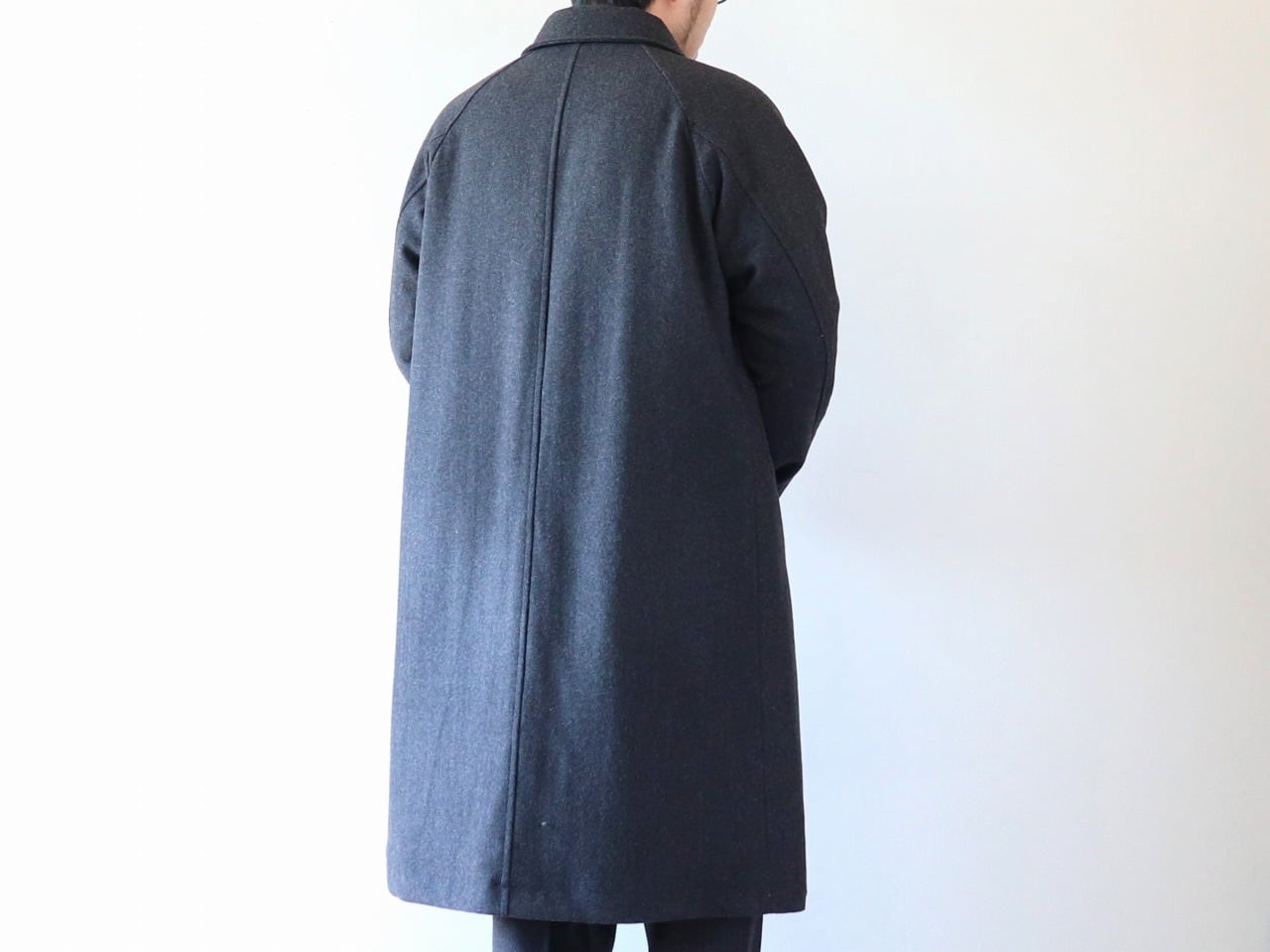 美品✨パラスパレス　ノーカラー　メルトンコート　ウール　アシンメトリー　レザー 冬のアウター PAL'LAS PALACE ONLINE STORE