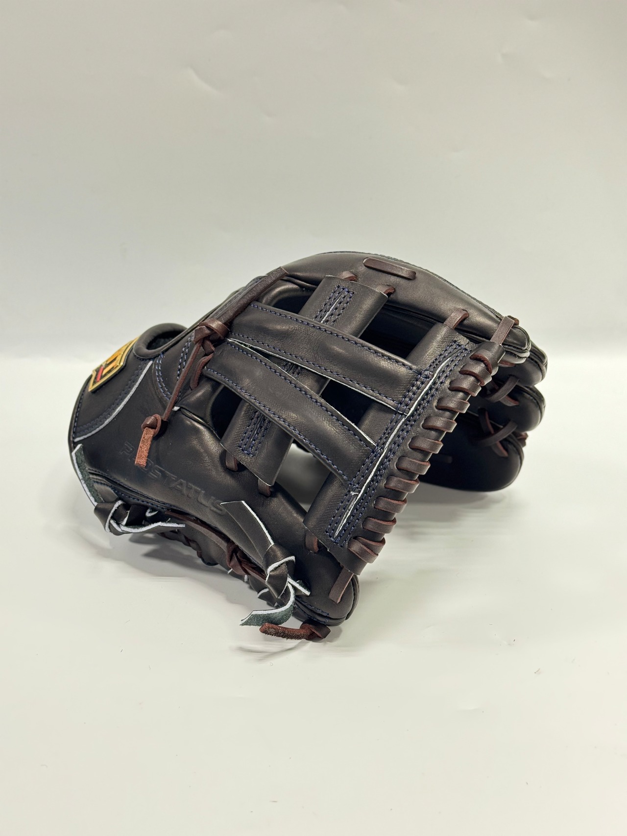 ZETT PROSTATUSｰゼットプロステイタス　michii supreme order 硬式グローブ　ゼットミチイオリジナルグラブ　右投げ用　306型　（宗山塁選手モデル）　ブラック×ブラウン　89・画像4