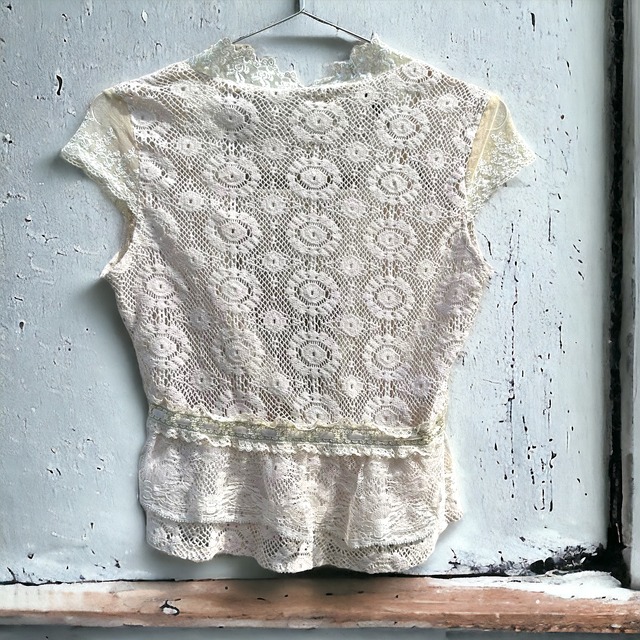 【LADIES】vintage lace cardigan