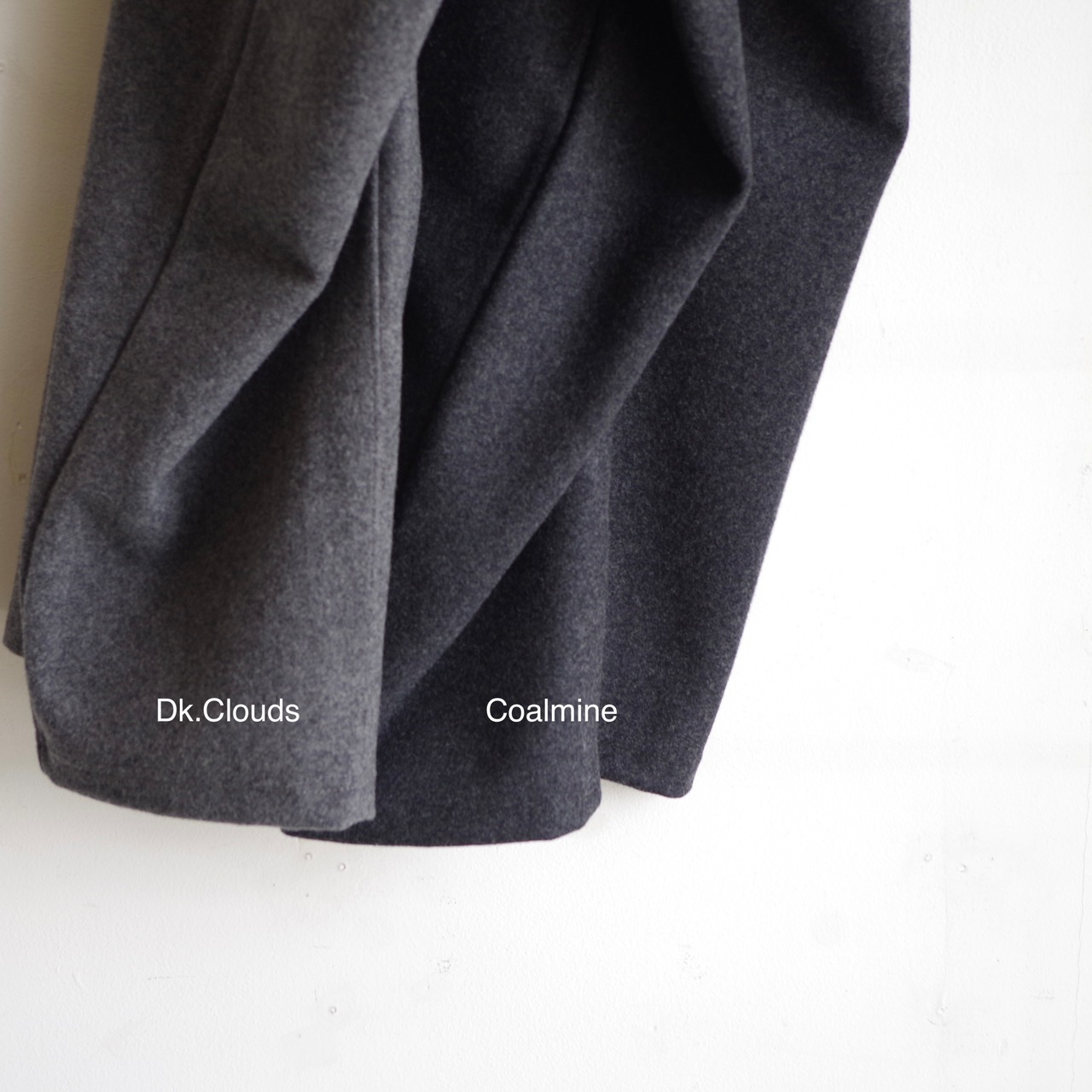 comm.arch. Felted Melton Easy Trousers