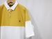 DIGAWEL” Rugby Stripe Polo Shirt Mustard”