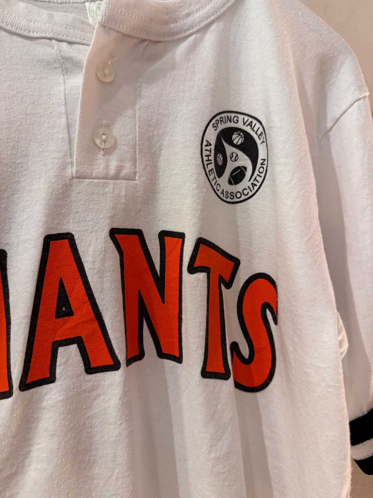 80's SPRING VALLEY ATHLETIC ASSOCIATION GIANTS Tシャツ
