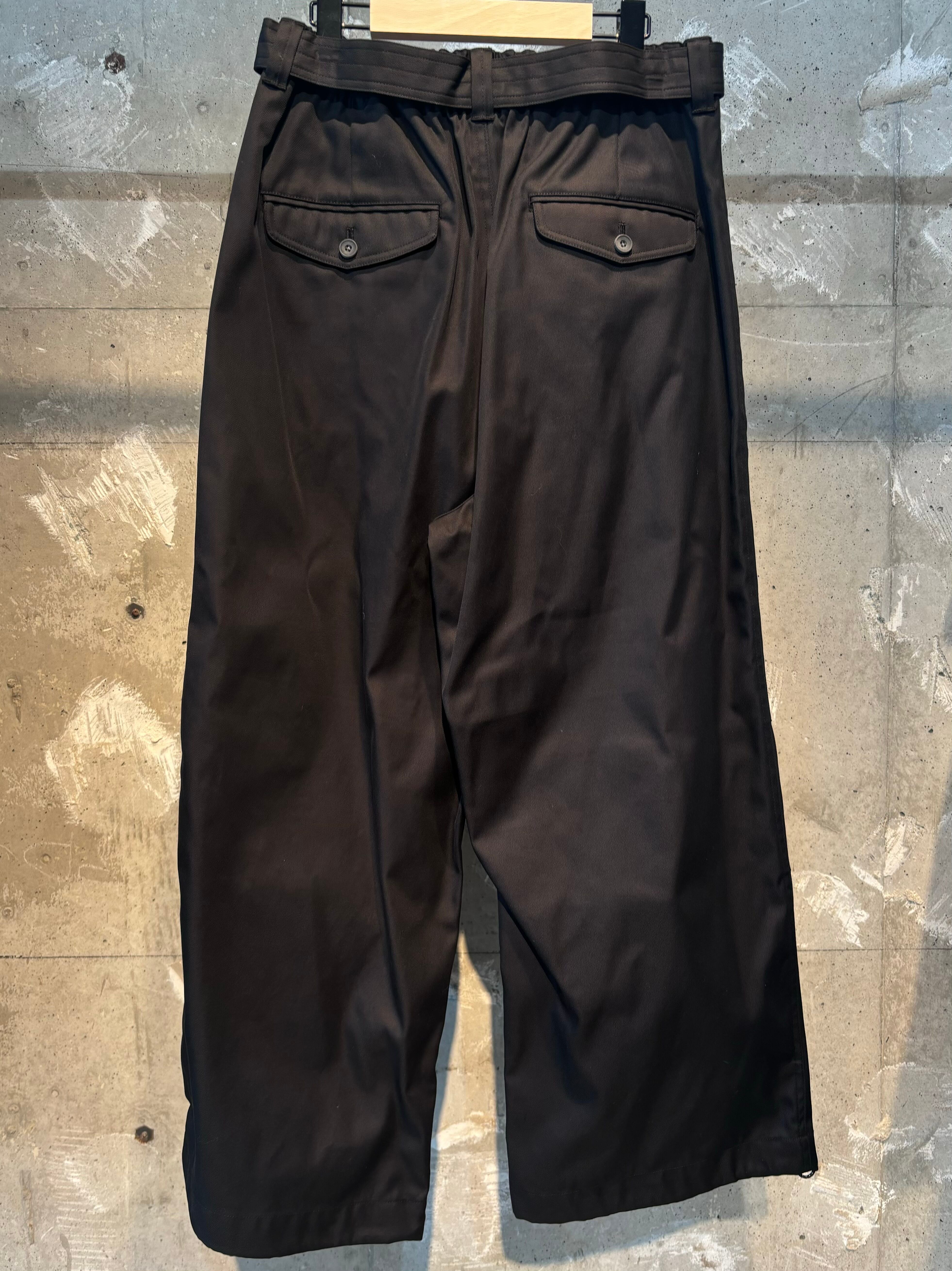 25SS】MAISON SPECIAL メゾンスペシャル / スビンコットンスノーパンツ