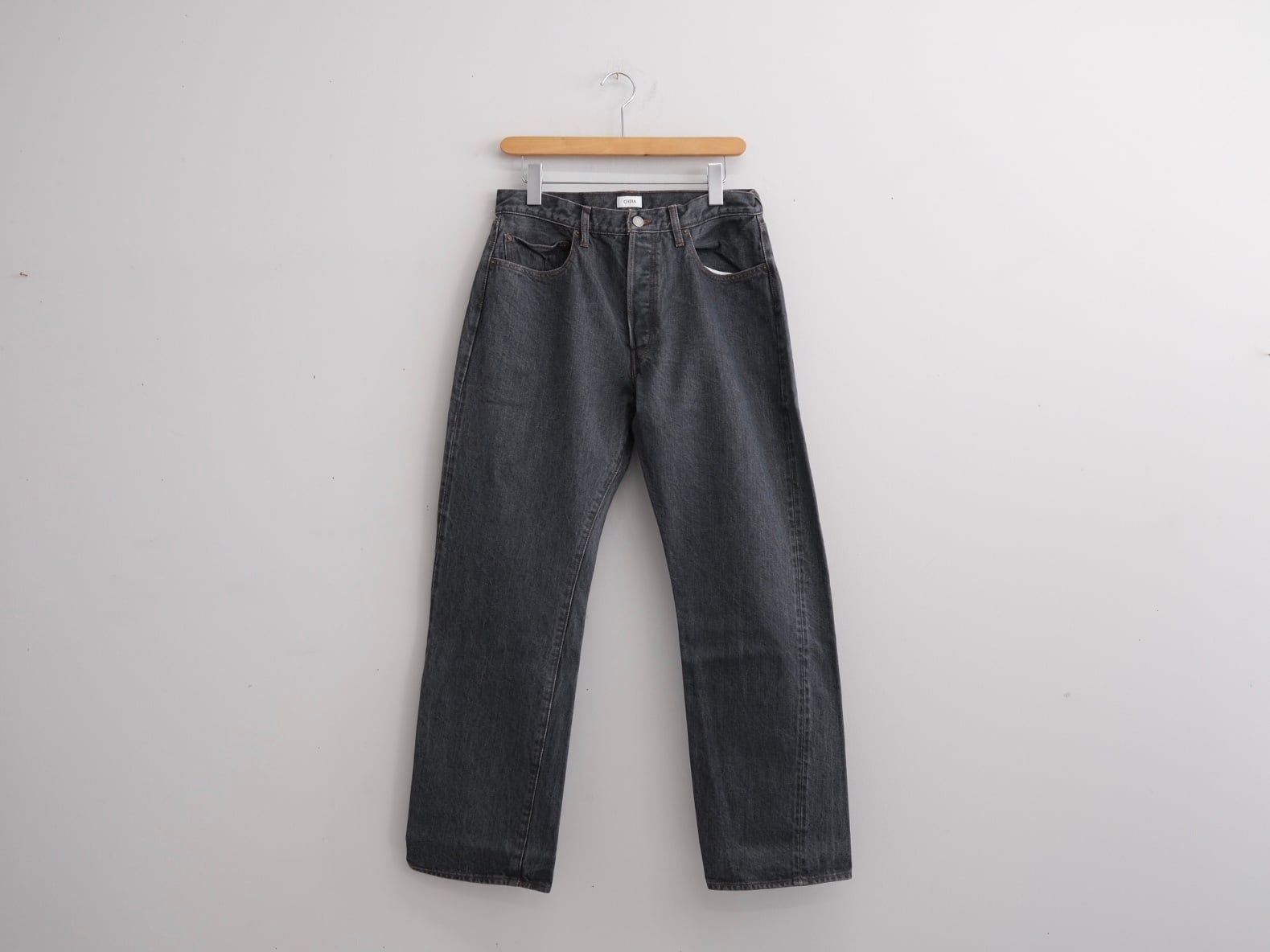 CIOTA” New Straight 5 Pocket denim Pants Medium Gray CIOTA” New Straight 5 Pocket denim Pants Medium Gray