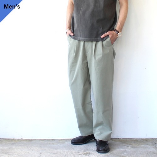FANTASTICDAYS  2タックテーパードトラウザー UNSLACKS　（Light Khaki）