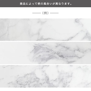引き出し付きデスク 幅90cm 大理石柄 机