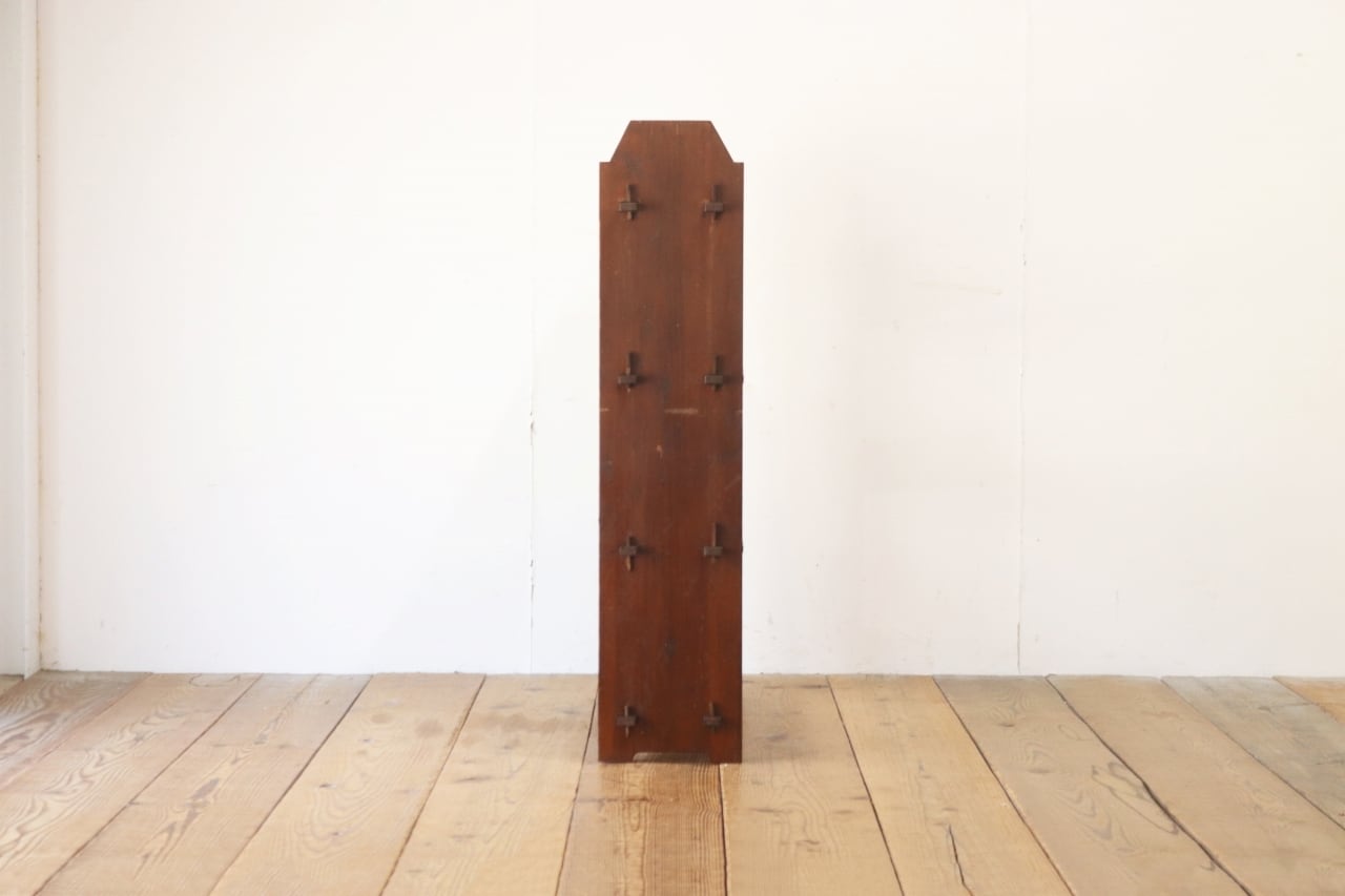 レトロ 小振り 楔本棚 くさび ブックシェルフ オープンシェルフ 飾り棚