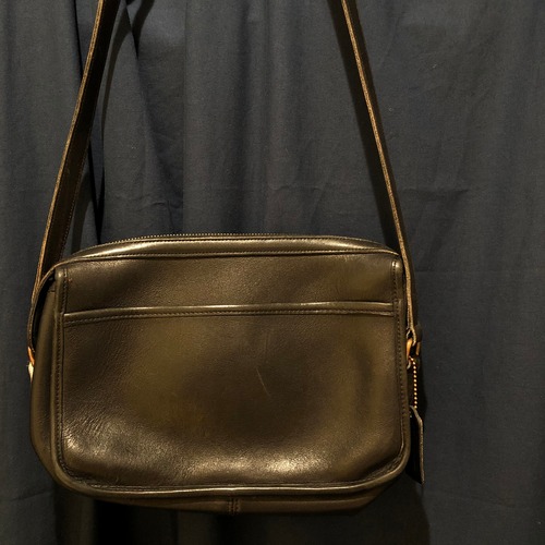 used old COACH leather bag