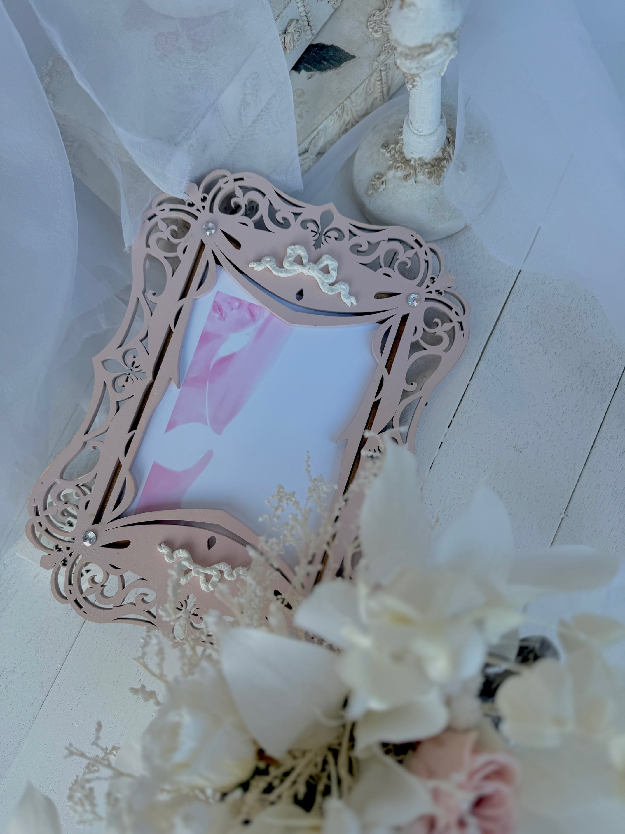 むにゅむにゅ ムニュムニュ 店パネル アートパネル フレーム シャビー