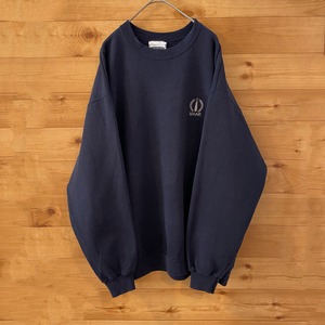 【Lee】90s USA製 スウェット トレーナー L相当 刺繍ロゴ ワンポイントロゴ ヘビーウェイト HEAVYWEIGHT US古着