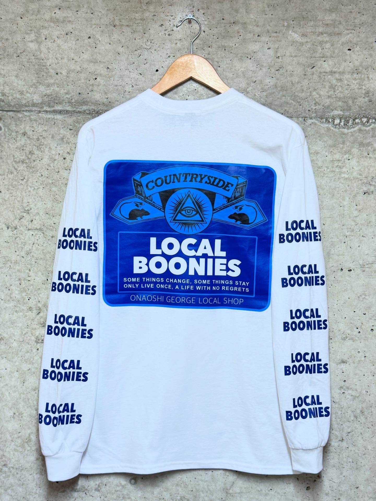 Local Boonies Club ナイロンジャケット・パンツセット CHIKABA ナイロンジャケット 「CHIKABA SAUNA CLUB」 サイド