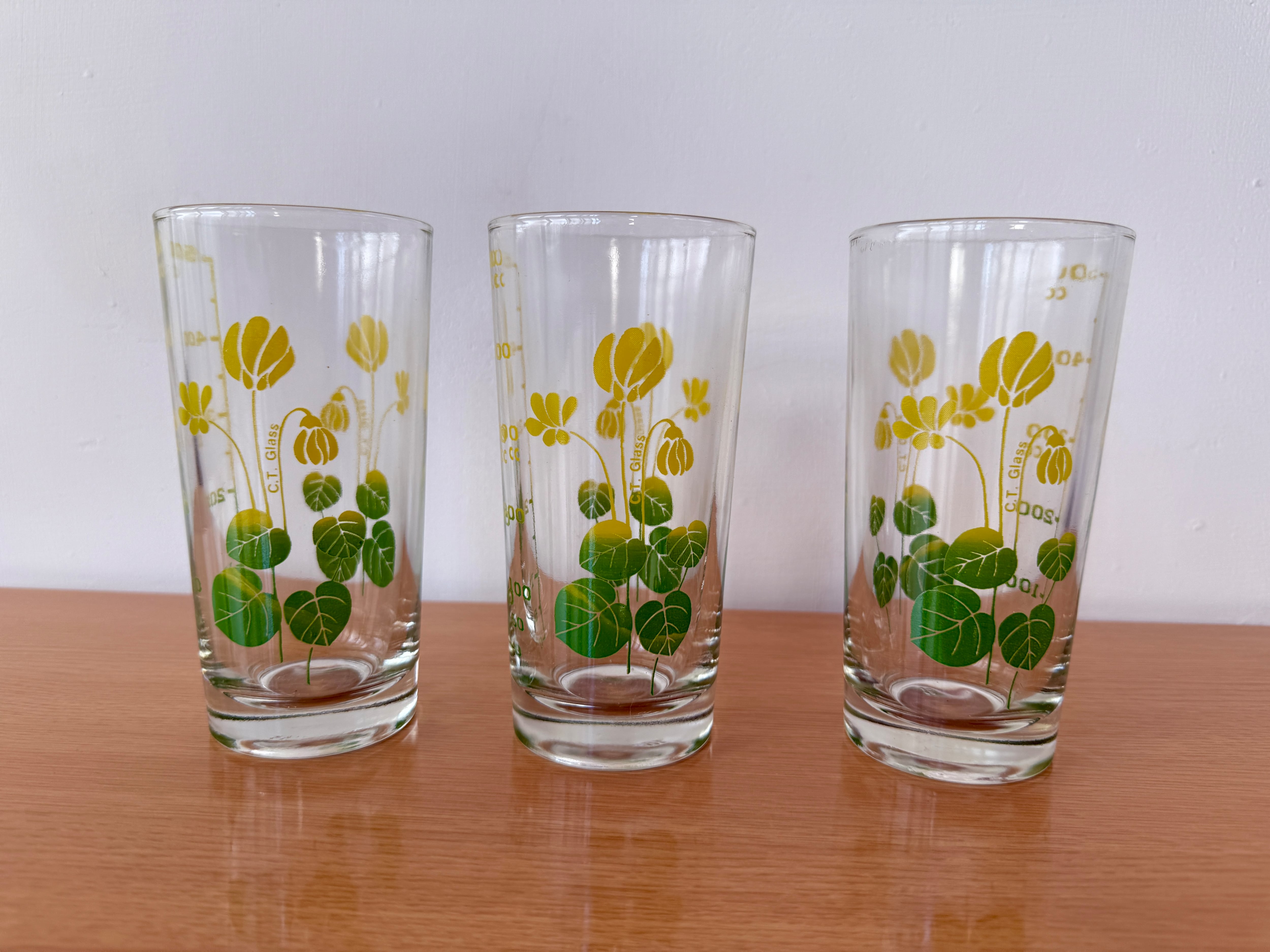 レトロなパパイヤミルクグラス 500ml | 台湾雑貨商店