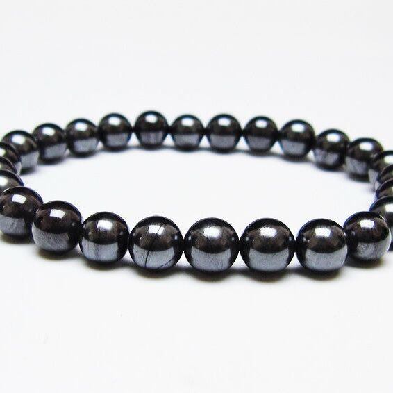 スギライト ブレスレット 7mm ブラックスギライト ブレスレット ブレス 一点物 メール便可 [M便 1/10] 111-47176