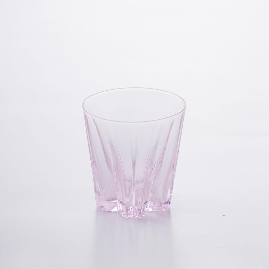 SAKURASAKU glass (サクラサクグラス) Rock(ロック)【ピンク】単品 木箱入り
