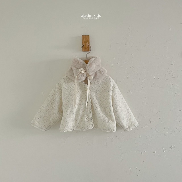 《即納》《aladin kids》lace embroidery jacket